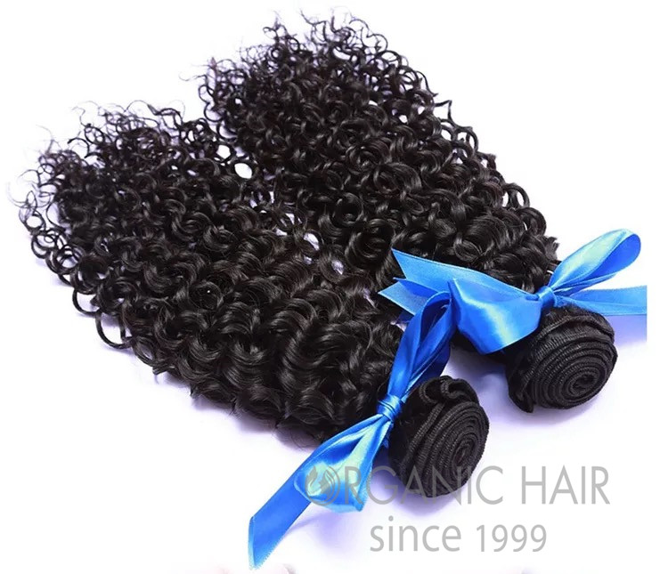 Cheap water curl human hair extensions